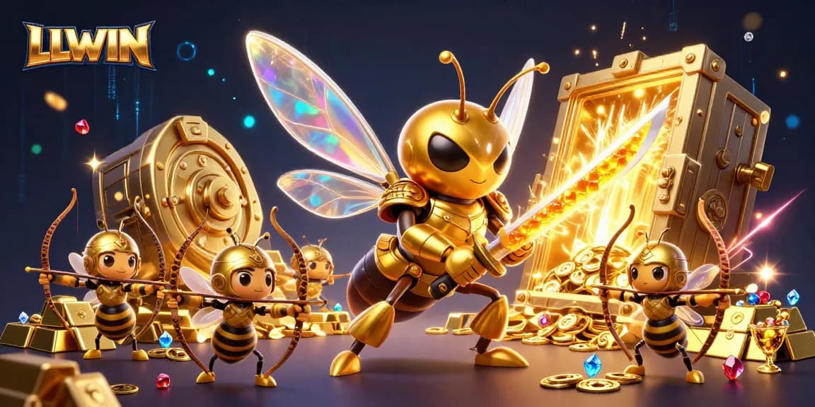 Engage in thrilling gameplay with LLWIN's immersive 3D casino adventure showcasing vibrant elements of fortune.