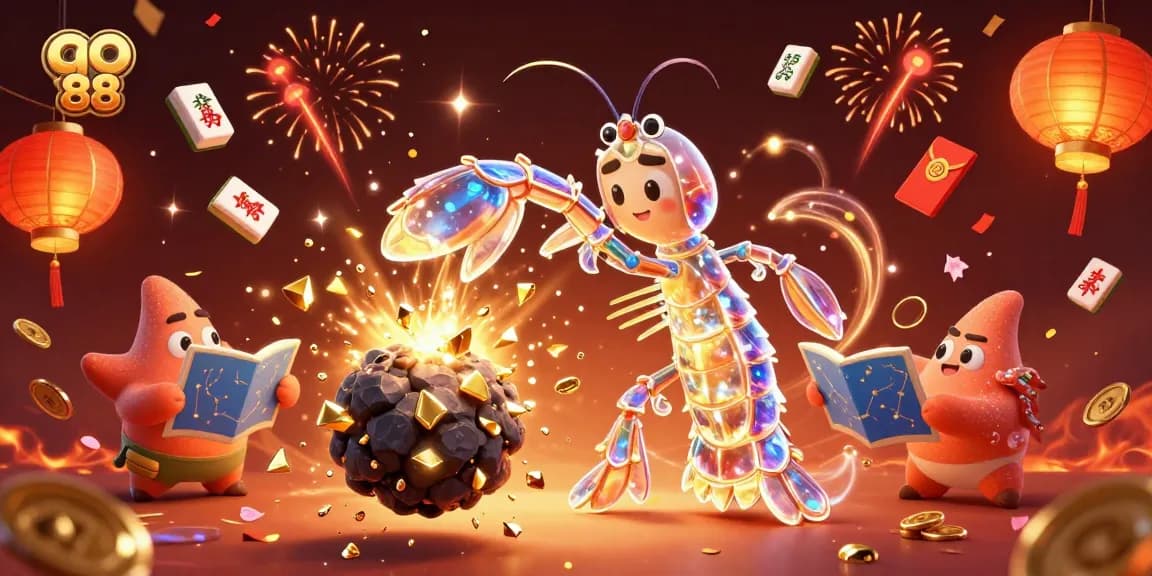 Experience the thrill of go 88 with a vibrant 3D casino scene filled with dynamic action.