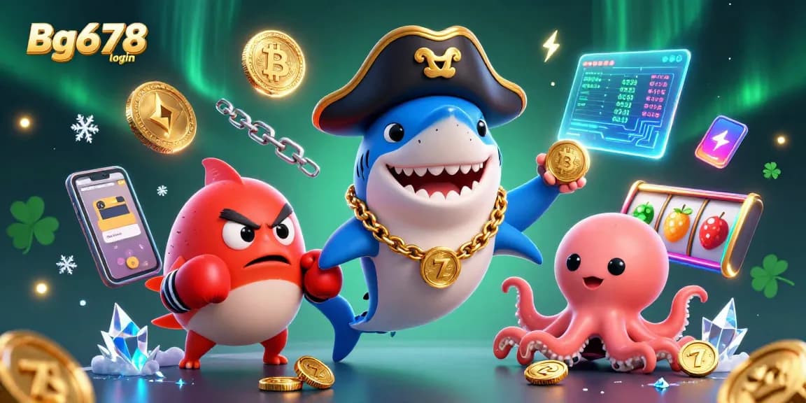 Engage in thrilling gameplay with Bg678 login, showcasing vibrant casino elements and colorful characters.
