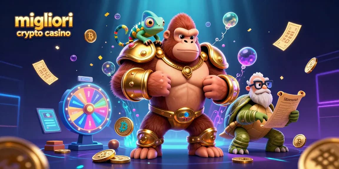 Scopri i migliori crypto casino con la potente icona di gioco e ricchezza dei Bitcoin e Ethereum.