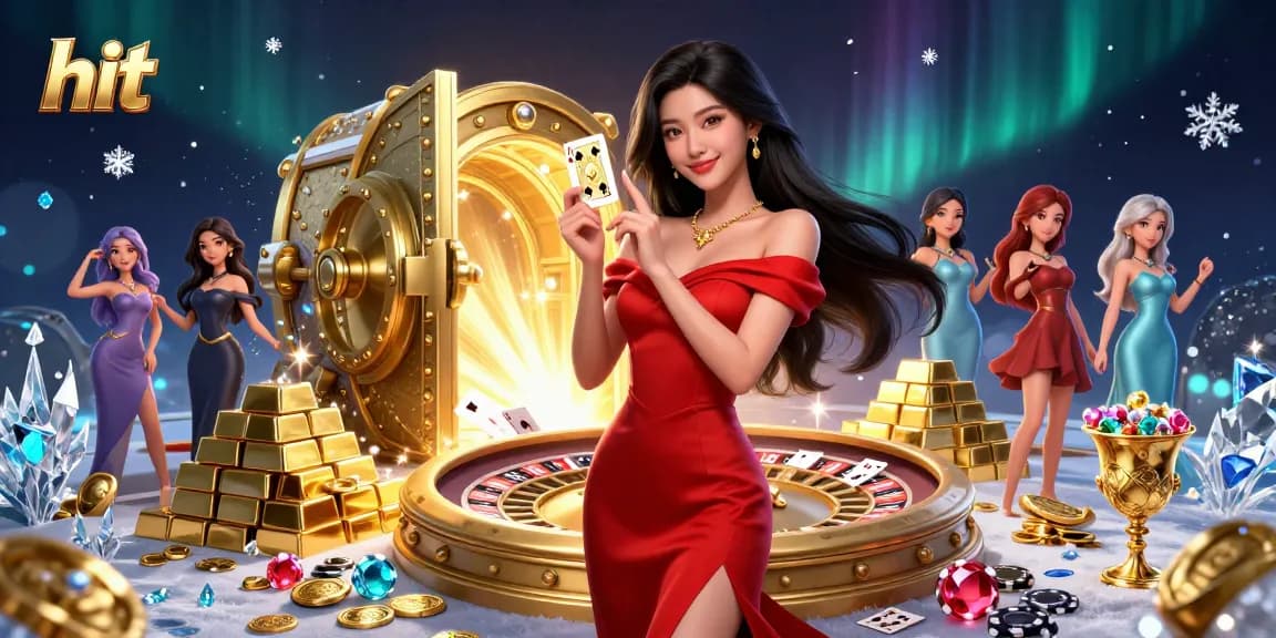 Experience the thrill of winning at Hit Club with intense gaming moments and vibrant casino elements.