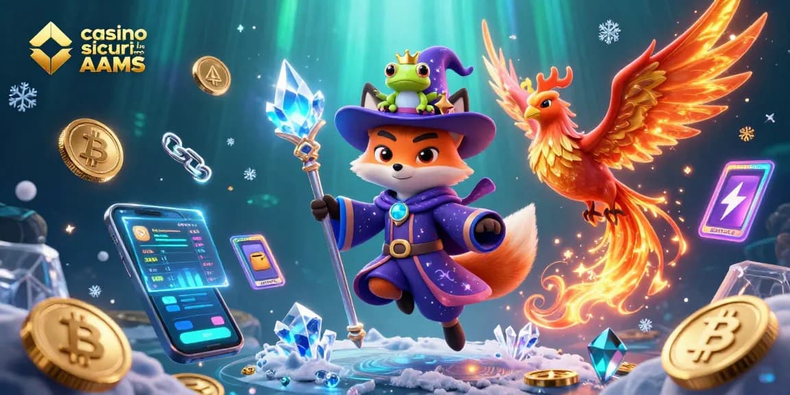 Crea esperienza di gioco avvincente nei casino sicuri non AAMS con elementi 3D luminosi e dinamici.