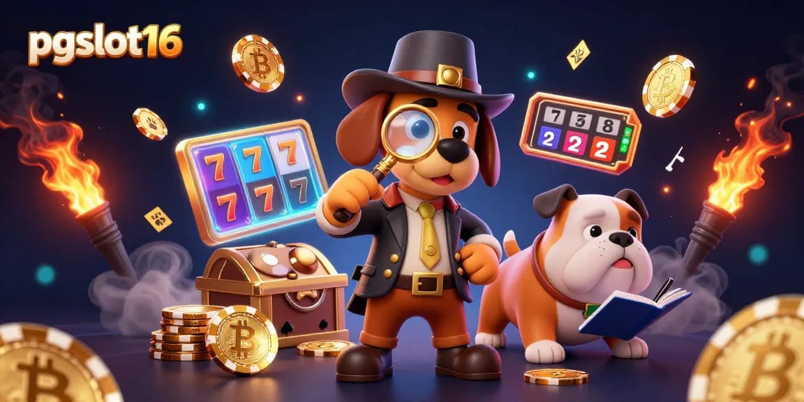 Play pgslot16 with thrilling slot machine elements, as a detective searches for treasure clues.