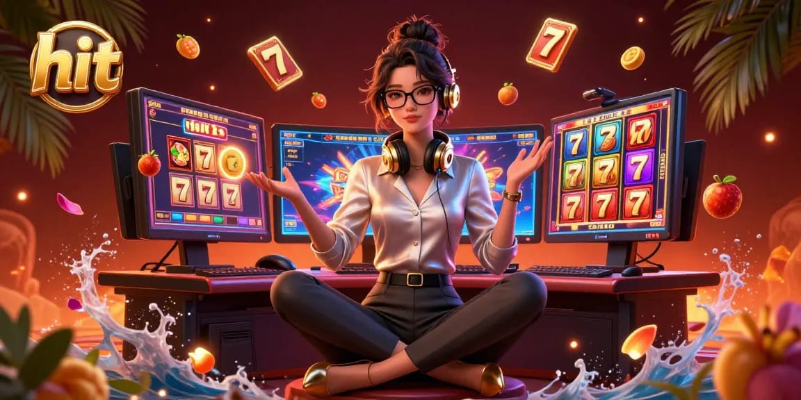 Hit the jackpot with a dynamic casino scene featuring elegant gaming and vibrant visuals.