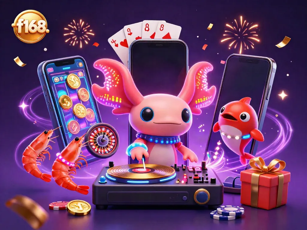 Experience thrilling moments at f168. with a vibrant underwater casino party featuring unique characters and gaming elements.