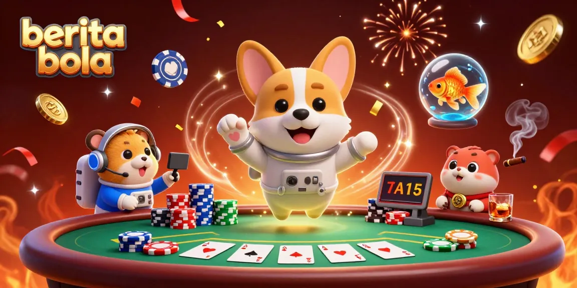 Engage with berita bola through an intricate illustration of a space-themed casino adventure.