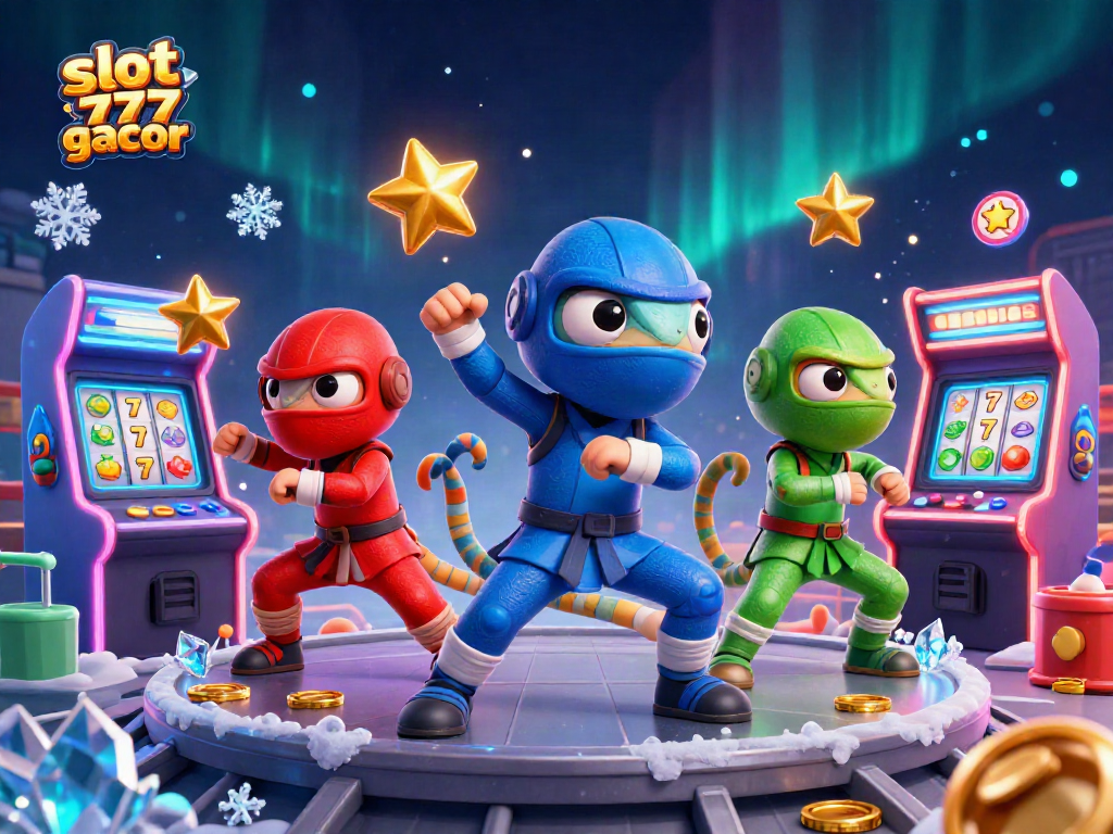 Spin and win big with slot 777 gacor featuring colorful characters and vivid casino elements.