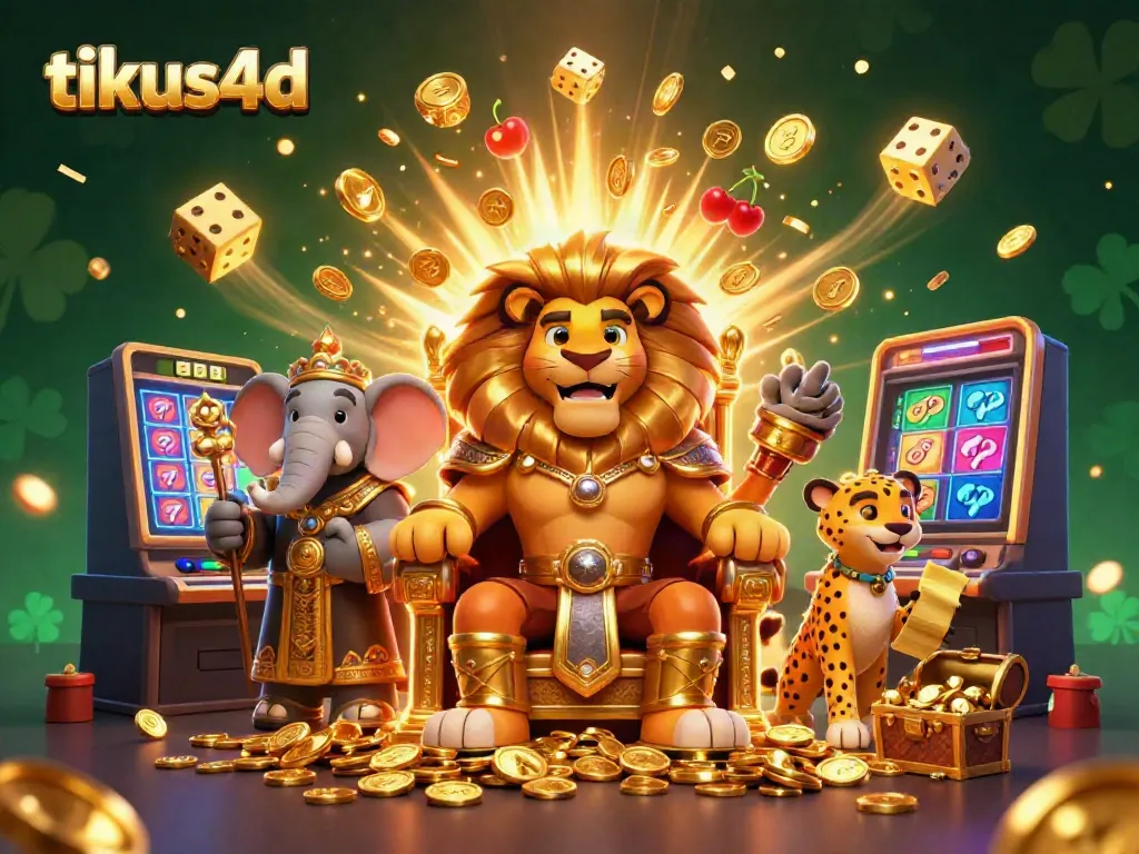 Experience the exciting world of tikus4d with vibrant casino elements and engaging characters in a thrilling scene.