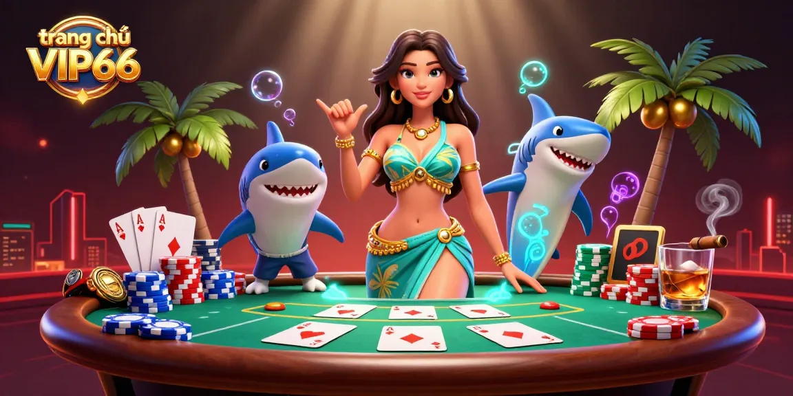 Engage in thrilling action at trang chủ VIP66 with an exciting casino scene illustrated vividly.