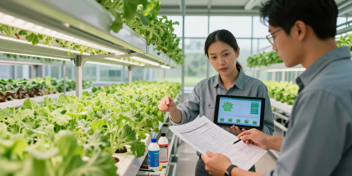 The CIKA4D login process showcased in a modern indoor agriculture facility, highlighting professionals analyzing sustainable farming technologies.