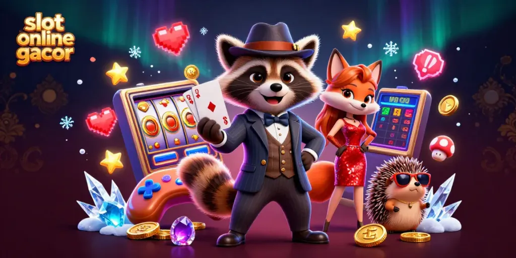 Experience thrilling gameplay with slot online gacor featuring exciting characters and jackpot elements.