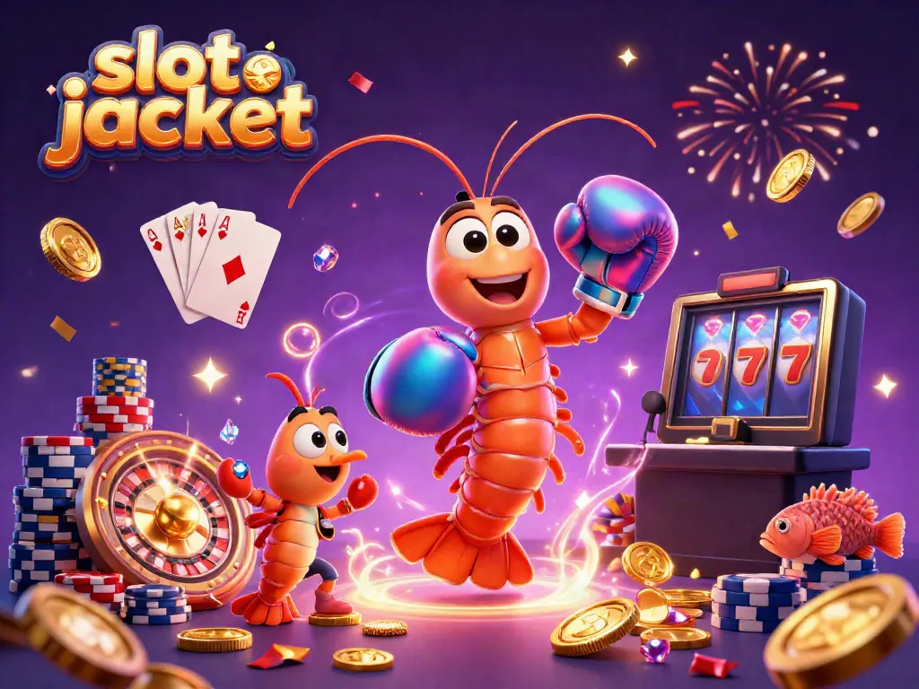 Experience exciting slot jackpot action with vibrant 3D characters amidst dazzling casino elements.