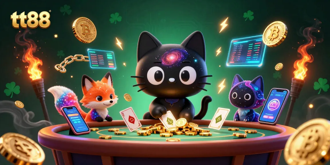 Experience the excitement of tt88 casino with vibrant 3D characters and gaming elements.