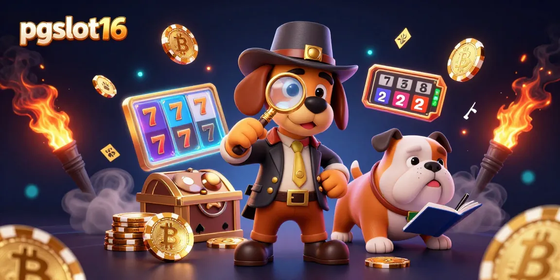 Play pgslot16 with thrilling slot machine elements, as a detective searches for treasure clues.