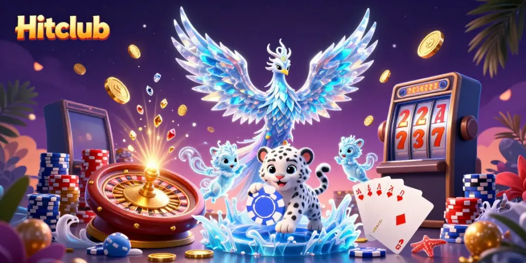 Experience thrilling gameplay at Hitclub with vibrant 3D casino creatures and exciting game elements.