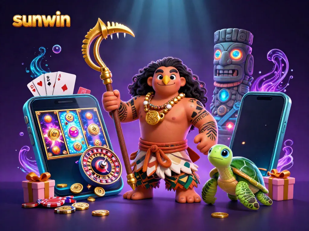 Win big with sunwin by spinning the dynamic reels of slot games and winning coins.