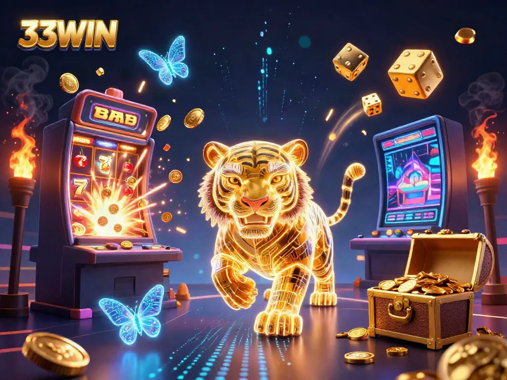 Experience thrilling wins with 33WIN's vibrant digital casino featuring light energy tiger and jackpots.