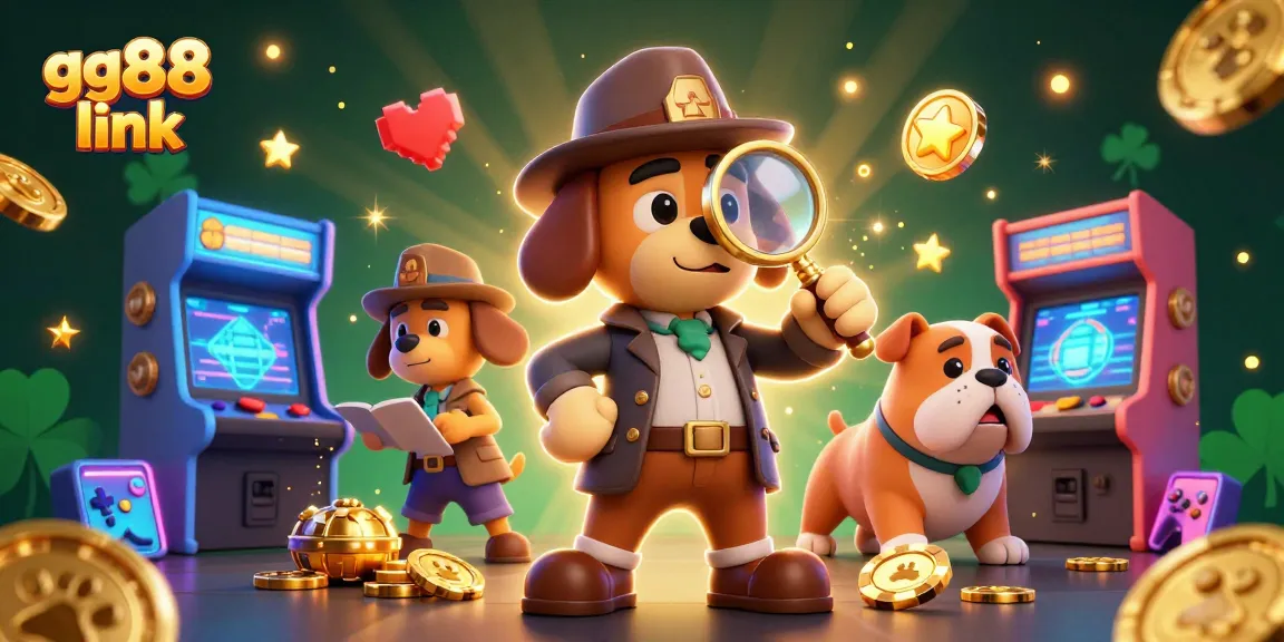 Join the thrilling adventure with the gg88 link as our detective uncovers golden poker chip clues in a vibrant casino world.