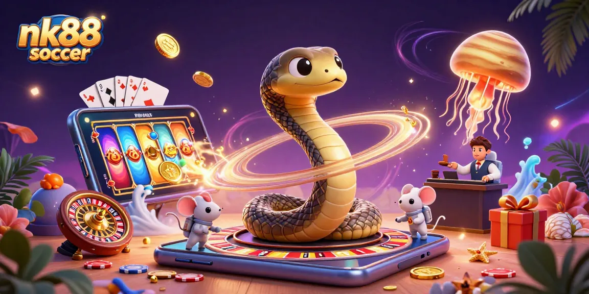 Engage with nk88 soccer's thrilling betting scene with astronauts betting on casino rings.