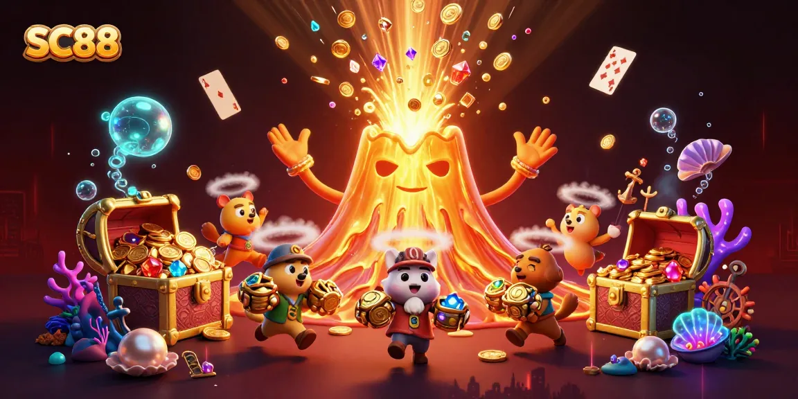 Spin and win with SC88, a vibrant and thrilling online casino experience filled with treasures.